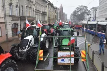 Protesty rolnikow w Bydgoszczy 9.02.2024