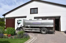 Akurat podczas naszej wizyty odbywał się odbiór mleka do mleczarni