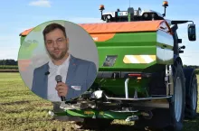 Marcin Kurzyński z firmy Amazone Polska prezentował nowości