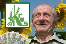 logo KRUS, rolnik