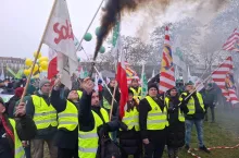 Protest rolników w Strasburgu, 20 stycznia 2026 r.