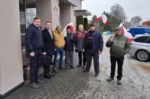 protest rolników w gminie Wróblew, 26 stycznia 2026