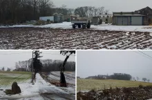 ”Nie mogę postawić obory ani paneli”. Rolnik z Wielkopolski uwięziony na wzgórzu