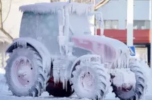 Test pingwina się zaczyna, czyli czy Belarus zapali po lodowej kąpieli, fot. źródło MTZ Belarus