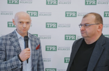 Grzegorz Kędzierski z firmy Pellon podczas rozmowy na Forum Mleko