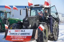 Lokalizacja nr.1 ul. Poznańska Protest Rolników, Warszawa 09.01.2026