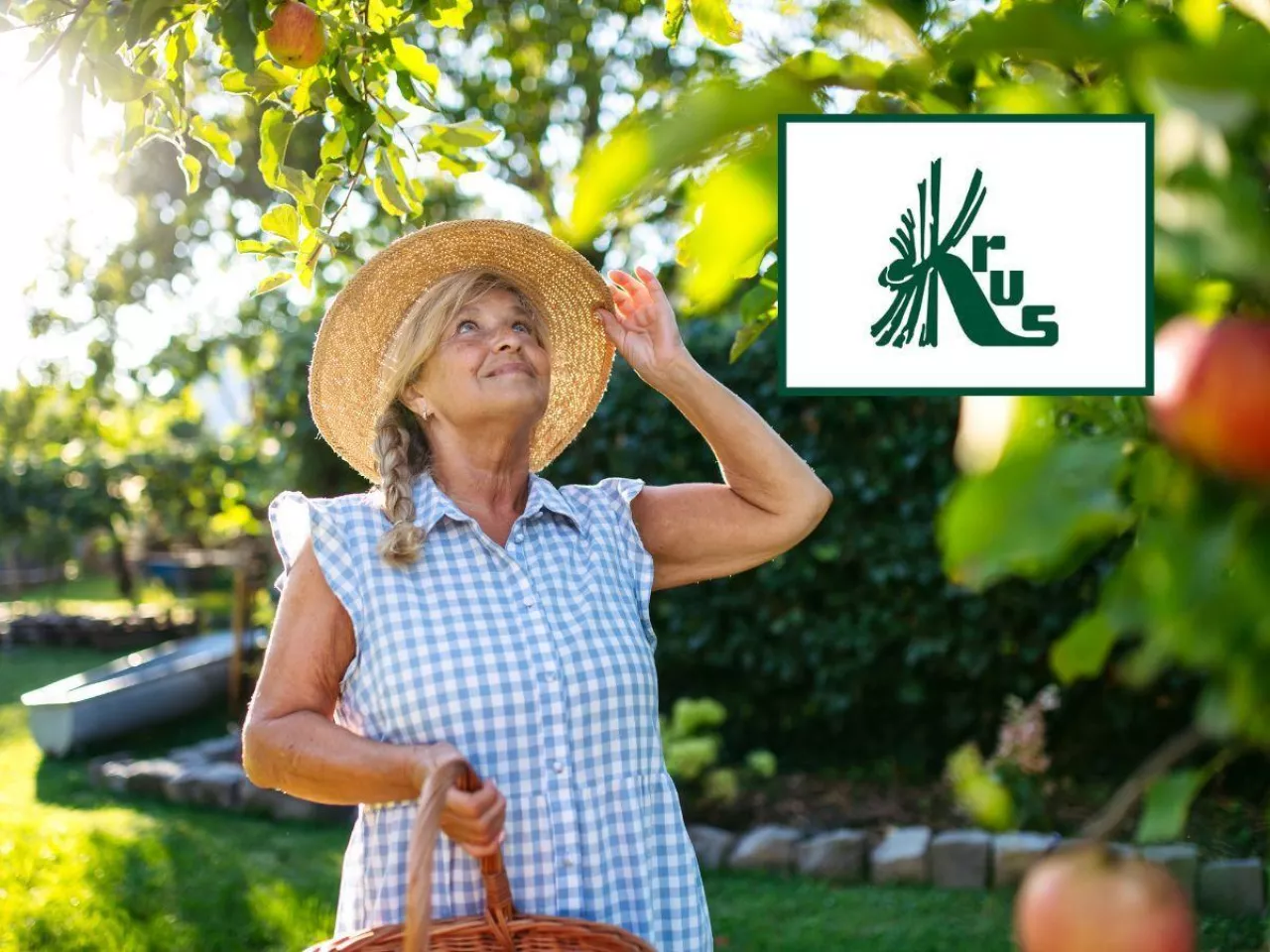 rolniczka, logo KRUS