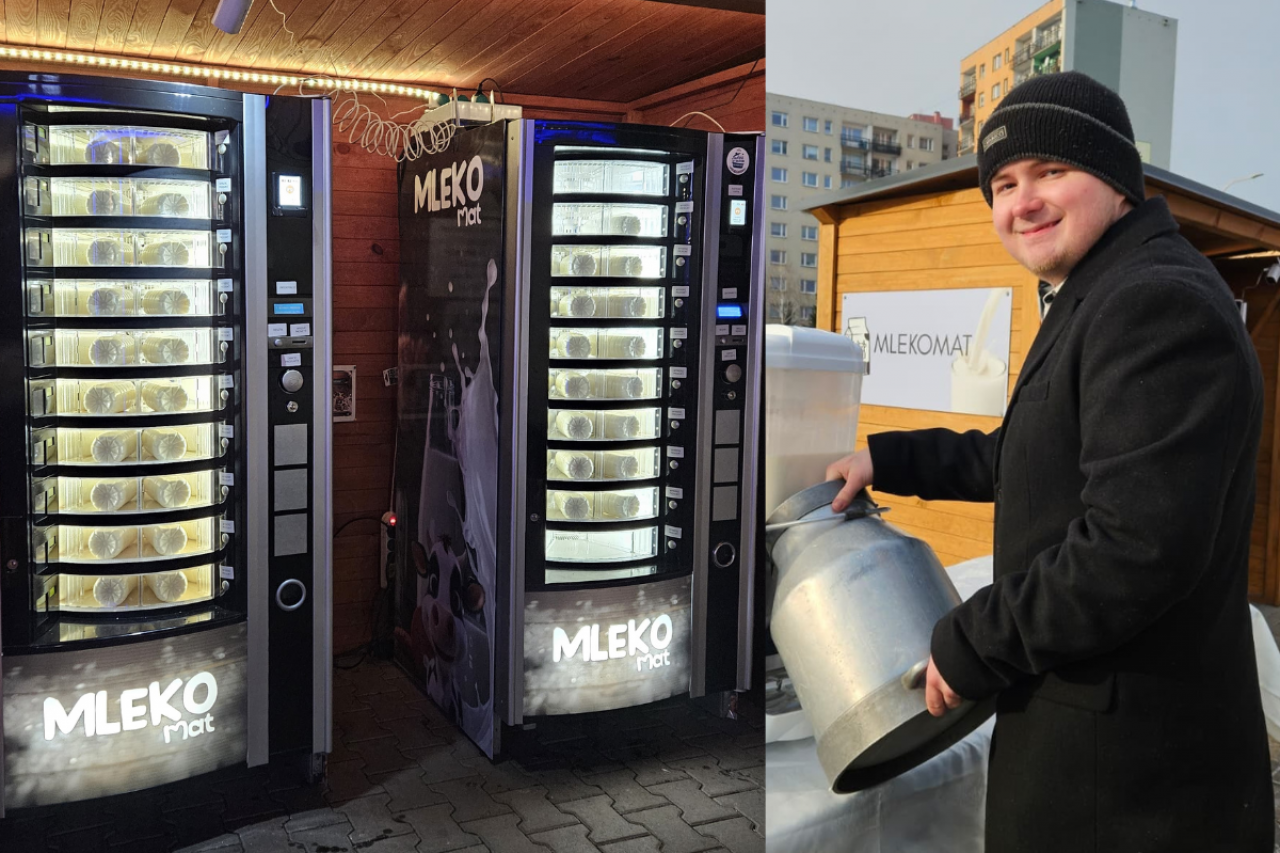 Damian Morcinek, rolnik z woj. opolskiego. 