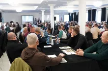 Uczestnicy konferencji pt. Praktycznie o truskawkach i nie tylko