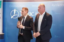 Jacek Witkowski oraz Jan Bruszewski, Timac Agro Polska, podczas inauguracji VipRoom jagodowego 2026
