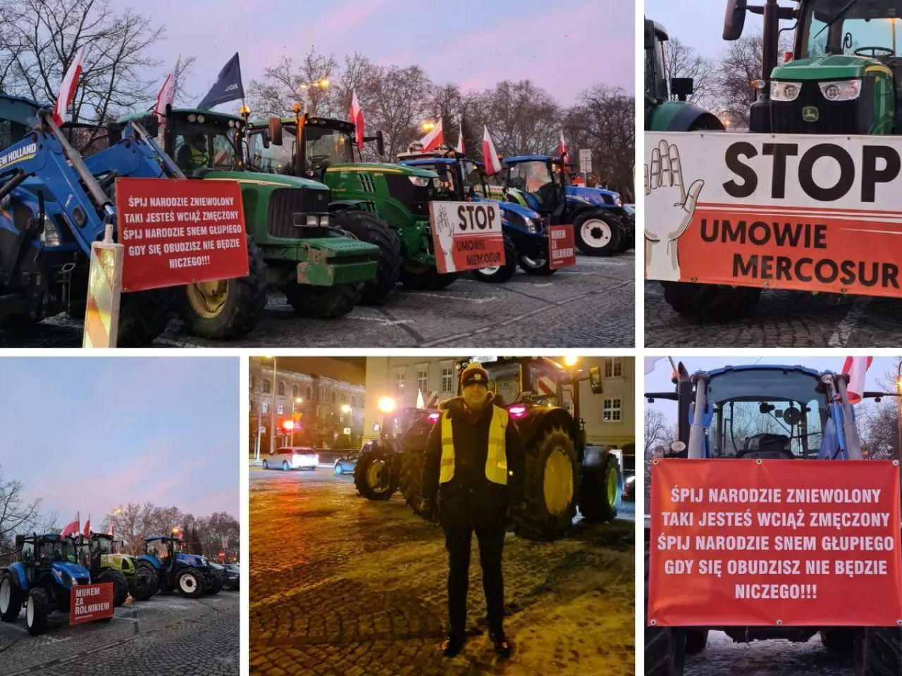 Protest rolników we Wrocławiu 20.02.2026 r.