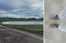 Nagła odwilż zalewa pola i gospodarstwa. Oziminy stoją pod wodą