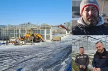 Pomoc dla rolnika, który stracił szklarnię podczas mrozów
