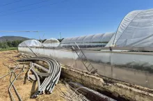 Uszkodzone tunele po burzy