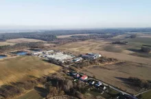 Domaszkowice na Opolszczyźnie - gospodarstwo Pana Rajmonda Bulika z lotu ptaka