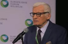 Prof. Jerzy Buzek zabrał głos podczas otwarcia Europejskiego Forum Rolniczego w Jasionce