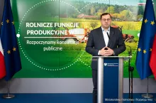 Minister rolnictwa Stefan Krajewski