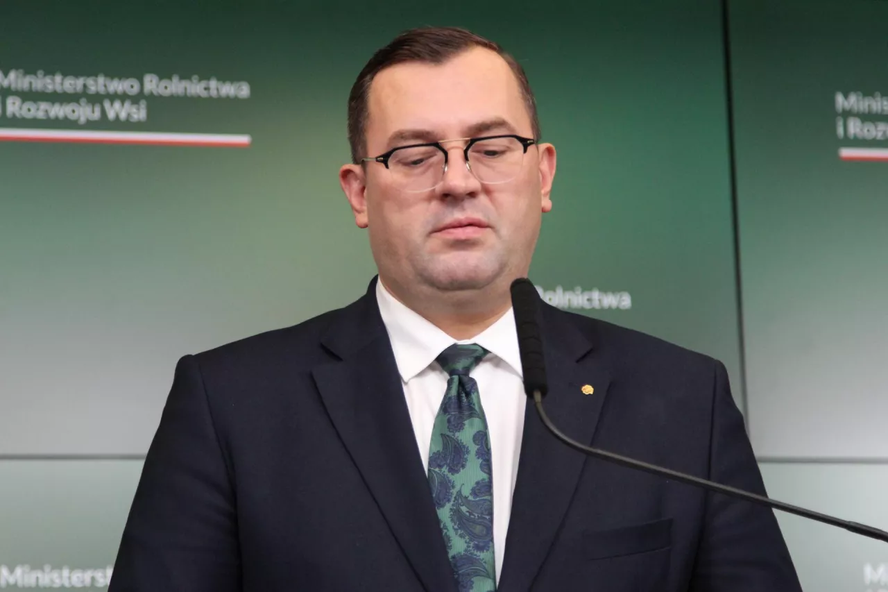 Minister rolnictwa Stefan Krajewski