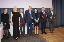 Medale Krajowej Oceny za twarogi i twarożki odebrali:  Andrzej Suchecki i Joanna Kołodziejska z OSM Łowicz, Marek Kapica z SDM Wieluń i Marek Dyba w imieniu ŚSM Jana w Środzie Wielkopolskiej