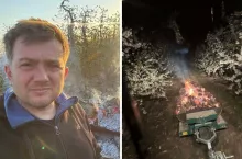 Trzy ciągniki, ogień i walka o plon przez całą noc