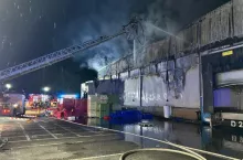 Wielki pożar zakładów mięsnych w Chróścinie. Straty liczone w milionach