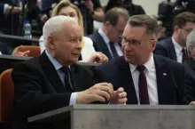 Jarosław Kaczyński i Przemysław Czarnek
