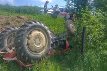 33-letni rolnik poniósł smierć na miejscu