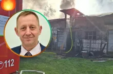 Rankiem doszło do pożaru, jaki się okazało miał on miejsce na terenie należącym do rodziny byłego ministra rolnictwa