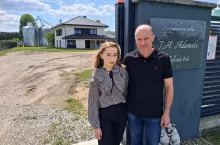 Olga Adamska wraz z tatą Andrzejem.