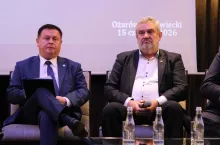 Prezes ARiMR Wojciech Legawiec i poseł Jan Krzysztof Ardanowski