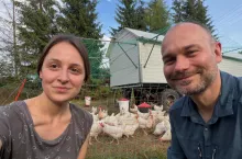 Karina i Daniel Obrębscy prowadzą gospodarstwo rolne Wypasiony Draminek