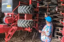 Siewnik Horsch 8.75 ST Maestro w garażu rolnika - Roberta Szymczaka