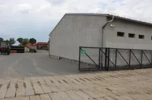 Budynek chlewni na terenie gospodarstwa