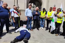 Protest rolników w Warszawie