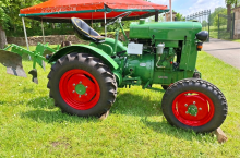 Deutz F1M 414, nazywany „Volksschlepperem”, czyli ciągnikiem dla ludu.