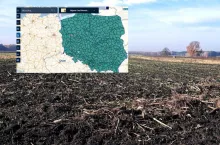 ziemia rolna, screen widoku z Geoportalu RCN
