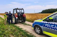 Policja w Kole kontrolowała rolników w ramach akcji edukacyjej - kar nie nakładano