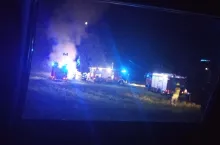Pożar najprawdopodobniej był efektem celowego podłożenia ognia