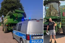 Policja kontroluje kombajny i ciągniki. Żniwa jeszcze się nie skończyły