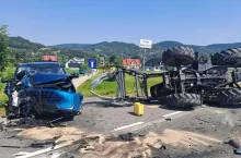 Sprawą wczorajszego wypadku zajmuje się limanowska policja