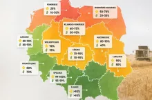 Postęp żniw w Polsce 2026