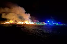 Do pożaru doszło już po zmroku