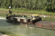transport rzepaku barką
