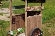 Kartoflomat z dwóch kół od WSK-i