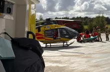 8-latek helikopterem LPR trafił do szpitala